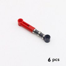 레고 호환 부품 브릭 기술 충격 흡수기 하드 9.5L 서스펜션 스프링 장난감 MOC 마인드스톰 자동차 모터 빌딩 블록 18404 76138 76537, [01] 4pcs A