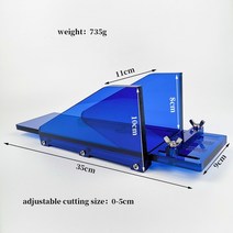 비누 커터기 조정 가능한 슬라이서 절단 도구 와이어 덩어리 몰드 비 대패 절단기 컷팅기, 아크릴 베이스