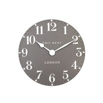 포커시스 토마스켄트 메탈 아라빅 무소음벽시계 30cm 그레이 TMK-CK12175