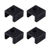 3D 프린터 히터 블록 실리콘 양말 Hotend 실리콘 커버, 검은색