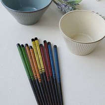 GW72D49B 옷칠 제작된 젓가락 옻칠 라인넷 나무 우드 로 내구성좋은 컬러, 다파라 본상품선택, 다파라 그린, 다파라 본상품선택