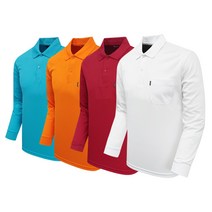 나인앤나인 데일리 쿨론 솔리드 주머니 긴팔 카라 티셔츠 단체티 행사티 일상복 평상복 무지티