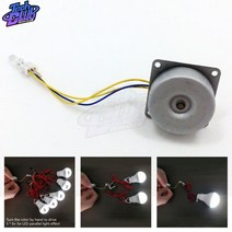 소형 발전기 삼상 ac 브러시리스 발전기 마이크로 풍력 터빈 모터 손 크랭크 발전기 led 램프 3 24v diy