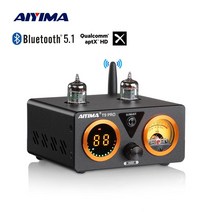 AIYIMA-T9 PRO APTX HD 블루투스 앰프 오디오 100Wx2 HiFi 스테레오 파워 USB DAC 동축 OPT VU 미터 튜브, 04 T9 PRO 32V AU