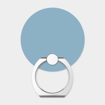 억스 아이링팝 솔리드 핸드폰 스마트링 무선충전 휴대폰 스마트 톡 핑거 그립 홀더 거치대, Solid 07_블루 미스트