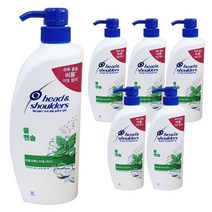 헤드앤숄더 쿨 멘솔 샴푸 850ml 6개