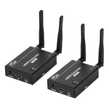 (강원전자 NETmate 국산 HDMI 무선 리피터 송수신기 세트 NM-QMS3520 (최대200M/RJ-45 국산/강원전자/리피터/송수신기/무선/세트/최대, 단일 모델명/품번