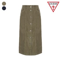 [게스] 8골_코듀로이 긴기장 스커트 YL4W6595