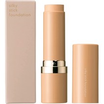 일본직발송 6. KAMIKA (카미카) 실키 스틱 파운데이션 [파운데이션 컨실러 올인원 보습 수분 윤기] 11G 1, One Size, One Color