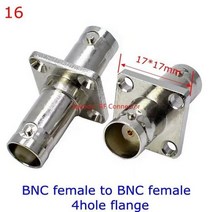 알루미늄 프로파일 BNC 커넥터 Q9 BNCBNC 수암 90 도 직각 티 유형 3way 4way 분배기 2x 이중 수 암 3 4 황동, type16-1pcs, Type16-1pcs