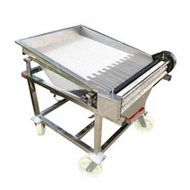 제이에스씨 콩탈곡기 들깨 타작기 곡물 탈곡기 선별기 풍구, 520형 스텐 시간당 210kg