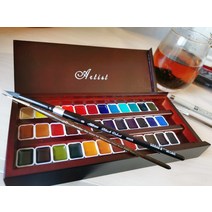 미술용품 다니엘 스미스 오리지널 수채화 물감 세트 122436 컬러 0.5ml1ml2ml acuarelas 안료 페인팅 아트, 협력사, 24색 1ml