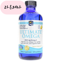 홈쇼핑 노르딕내츄럴스 얼티미트 오메가3 2840mg 레몬 맛 237ml, 1개