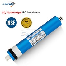 Vontron 50/75/100 Gpd RO 멤브레인 5 단계 정수 필터 정수기 처리 역삼투 시스템 NSF/ANSI 인증