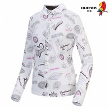 [마코 SALE] (여성)로고패턴셔츠형 티셔츠_MJW3TS31