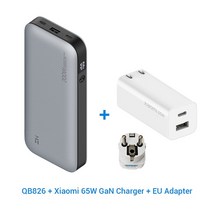 ZMI QB826 25000mAh 보조베터리 No.20 120W 65W 빠른 충전 Macbook Xiaomi Redmi 전화 PS5 Go Pro, 01 QB826 add Charger