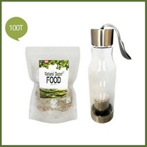 BMS 작두콩차 티백 전용물병 국산작두콩 볶은 작두콩물 도두어린꼬투리 임산부 아기 카페인없는 건강차 효능 먹는법 대용량 100티백, 1set, 120g