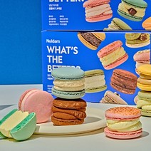 [널담] 수제 마카롱 뚱카롱 16개입 넌 사랑이야 넌 감동이야 (8개입 X 2박스), 01. 사랑세트(16개입 (8개입x2세트))