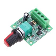 모터 컨트롤러 속도 조절기 전자 제어기 스피드 컨트롤러 미니 DC 1.8V-12V 2A 30W 모터 속도 컨트롤러 조, 한개옵션0