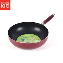 지구 마블 튀김팬 업소용 코팅팬 K-200903, 지구마블튀김팬 28cm