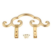 크레인후크 빈티지 황동 골동품 그림 거울 프레임 걸이 개 중국 가구 하드웨어, 02 B