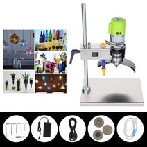 전기 유리 병 커터 절단 기계 DIY 화분 라운드 타원형 7 가변 속도, au 플러그