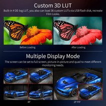 SEETEC ATEM215S 인치 멀티 카메라 방송 모니터 3G-SDI HDMI 1920x1080 풀 LCD LUT 파형 유튜브 라이브용, 한개옵션0