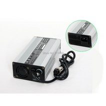 12S 48V 50.4V CV 4리튬 이온/LiPoly 배터리 충전기 알루미늄 케이싱 전기 자전거, [07] DC Jack 55 25