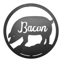 WJSHOP 거실 침실 욕실 실내 야외에 매달려 금속 동물 벽 장식 소박한 금속 벽 조각 장식, 검은 색