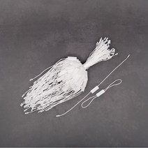 실고리 택끈 라벨용 양면 택 흰색 택고리 상표끈 약100개 핀, 본상품선택