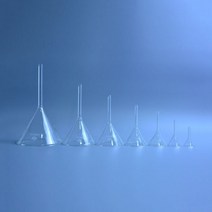 투명 유리 삼각형 깔때기 실험실 제품 30/40/50/60/75/90/120mm 화학 교육 문구, 90mm 2pcs