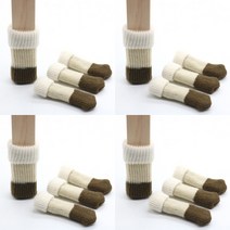 살림하는집 식탁 의자 발커버 소음 방지 의자양말 16P, 05. 롤업 베이지 16P