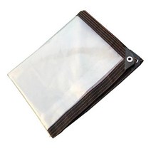 렉산2t 차양 캐노피 차고PE 방수포 매우 투명한 비 항해 가정 정원 옥외 주문을 받아서 만들어진 크기, 09 3m by 5m