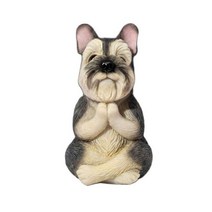 소품창의적인 요가 슈나우저 수지 공예 개 동상 거실 장식 미니어처 피규어 상점 창 데스크탑 장식품, 07 D1