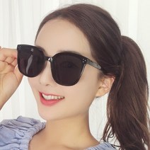 일리아노 남자 여자 캣츠아이 빅 오버 사이즈 선글라스