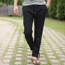 루찌 여름바지 S/S BJ-린넨스판 밴딩일자 쿨팬츠