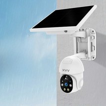 로아이엘 태양광 와이파이 현관 무선 씨씨티비 cctv 감시카메라 카메라, WIFI15일간의반복녹화1080p4mm