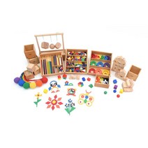 어르신 두뇌활동 도형 가베 교구11종 놀이학습 노인프로그램 교구수업 기초