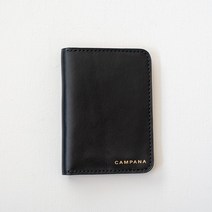 [CAMPANA] Peelo 남자 여자 카드 지갑 베지터블 소가죽 부테로 복스 핸드메이드