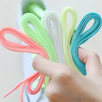 야광 신발끈 클럽 파티 인싸 소품 운동화 형광 물질 밤빛 반사 스니커즈 클립 무매듭 조던 패션 간편 슬립온 버클 고정핀 부품 레이스 러닝화 조깅화 워킹화 트레이닝(그린)