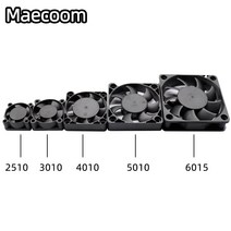 에어 블로워 산업용 송풍기 5015/4010/4020 12V 및 24V 냉각 터보 팬 브러시리스 3D 프린터 부품 2Pin 압출, 4010 24V 100cm Turbo