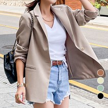 [나크21] (55~77) 테일러드 원버튼 롱자켓 DM13-J-04