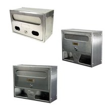 스테인레스 우편함 우체통 소형 중형 대형 조립가능 빌라 다세대 상가 아파트, 전면스텐