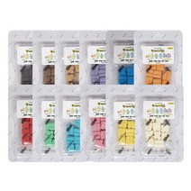 꼬메빔보 향기버블솝플레이 12색 50g 비누공예, 주황
