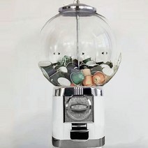 홈 캡슐 커피 머신 재미있는 랜덤 뽑기 기계 캡슐 랜덤 고르기 캡슐 커피 자동 판매기, 탑 메탈 화이트