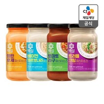 CJ직배송 백설 파스타소스 4종X1개 (트러플크림명란로제토마토라구베이컨까르보나라)