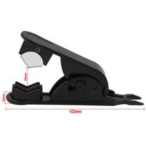 모세관튜브 실험기구 채혈관 온도조절 순수한 물 기계 정수기 RO 역방향 2 3 PE 호스 절단 도구 나일론 플, 01 Black