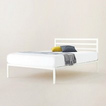 지누스 1500H 침대 프레임 화이트 (슈퍼싱글), 슈퍼싱글
