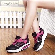 [Kingfishe]여성 키높이 운동화 스니커즈 패션 런닝화 워킹화 Kingfishe ZZ521NV07