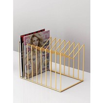 lp수납장 장 디스플레이 랙 cd 랙 금속 비디오 디스크 랙 데스크탑 디스플레이 랙, BC 수납 바구니 - 골드
